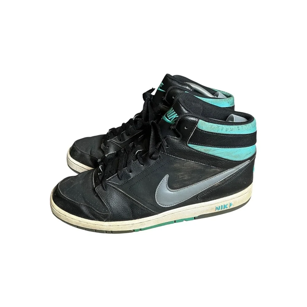 Nike Prestige IV High Mens 13 Black Grey Teal Sneakers 584614-003